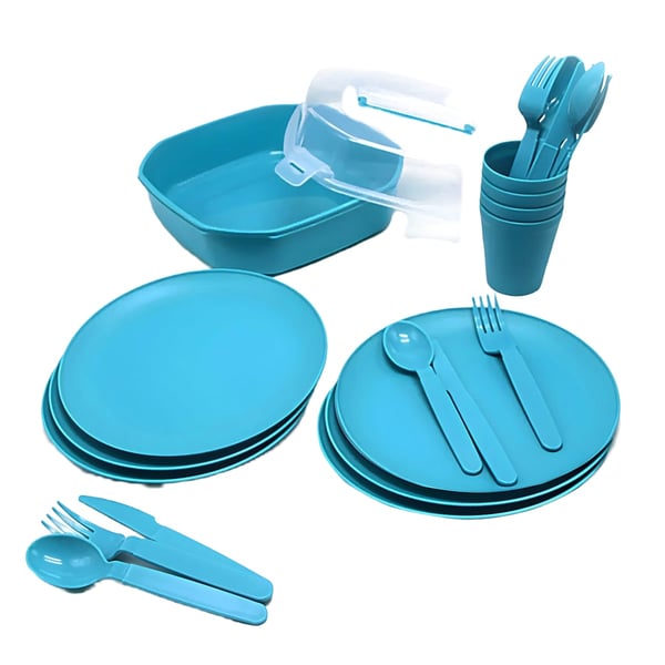 Reusable Dining Set for 6 - Perfect for Picnics