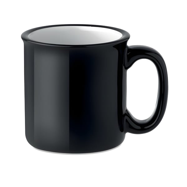 Vintage Style Ceramic Mug - 240ml Capacity