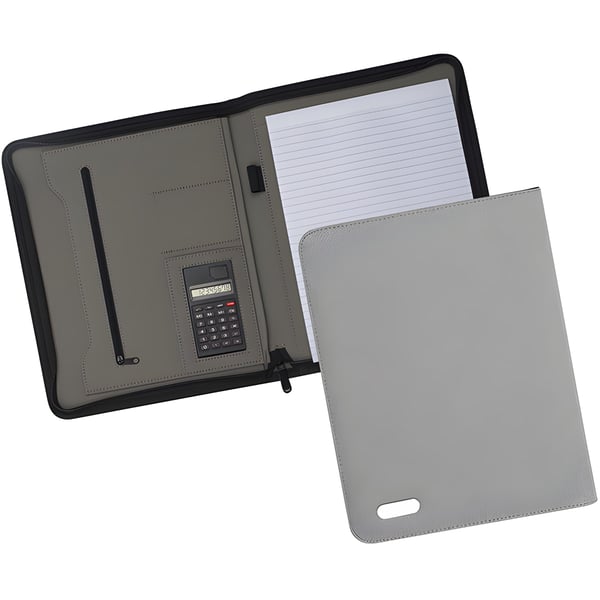 Wall Street A4 Fabric Desk Pad with Calculator - Perfect Office Solution
