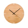 Natural Bamboo Wall Clock - Unique Design