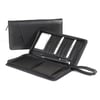 Napa Leather Document Case with External Zipper and Detachable Handle