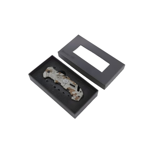 סכין קמפינג מתקפל עם ידית גומי עמידה