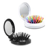 Chic Compact Folding Mirror Brush