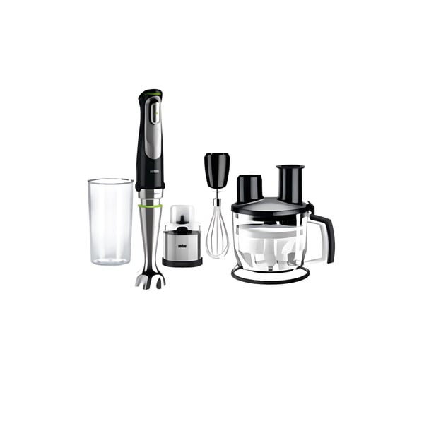 BRAUN Stainless Steel Black Hand Blender with ACTIVEBlade