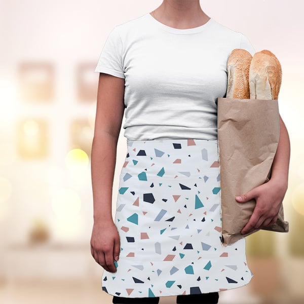 Half Apron for Waiters in Burlington Fabric – Waist to Knees