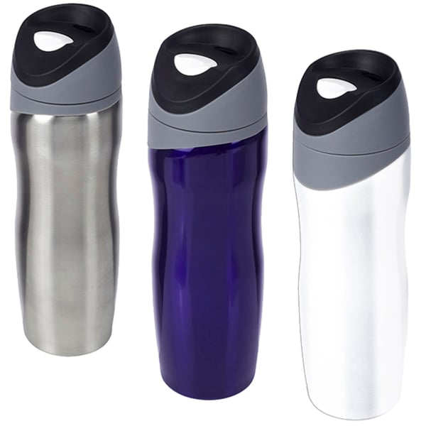 מגבת תרמית נירוסטה 'טריפר' 500מ"ל - חום עם סגנון!