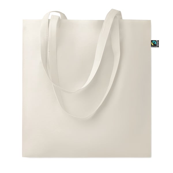 Organic Cotton Shopping Bag with Long Handles