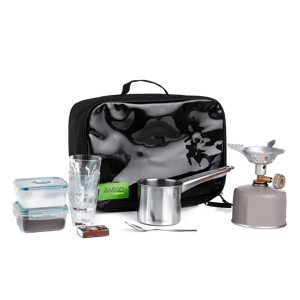 ערכת קפה מתקדמת עם מיכל שסתום הברגה מבית GoNature