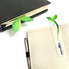 Unique Leaf Bookmark in Clear or White Acrylic
