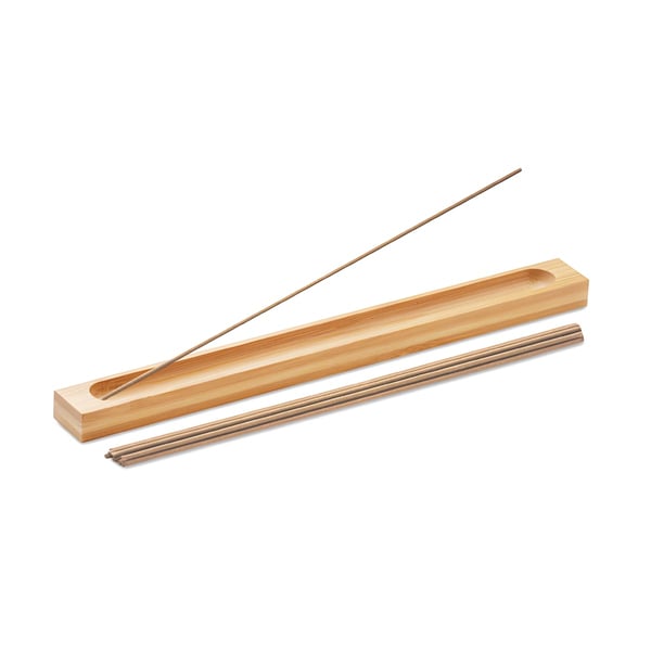 Sandalwood Incense Set with Bamboo Holder