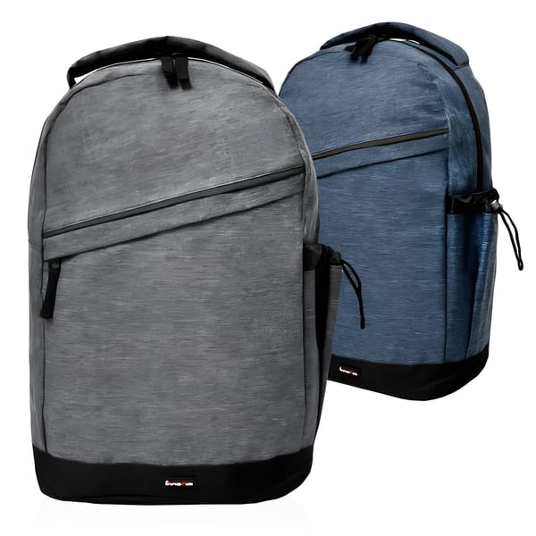 Classic Style Laptop Backpack in Melange Design