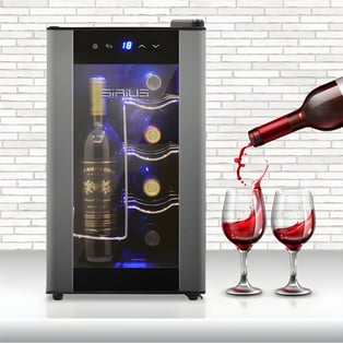 מקרר יין דיגיטלי אלגנטי