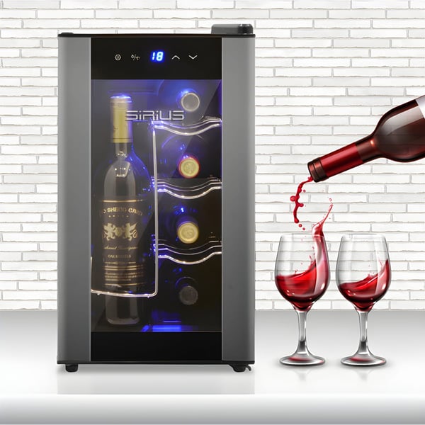 מקרר יין דיגיטלי אלגנטי