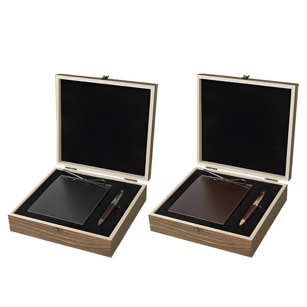 Luxury Gift Set with X-PEN Pen and Memo Block in Wooden Box