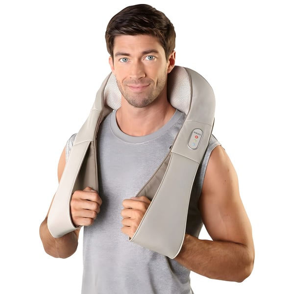 Electric Multi-Directional Shiatsu Massager with Heat - Ultimate Relaxation Experience