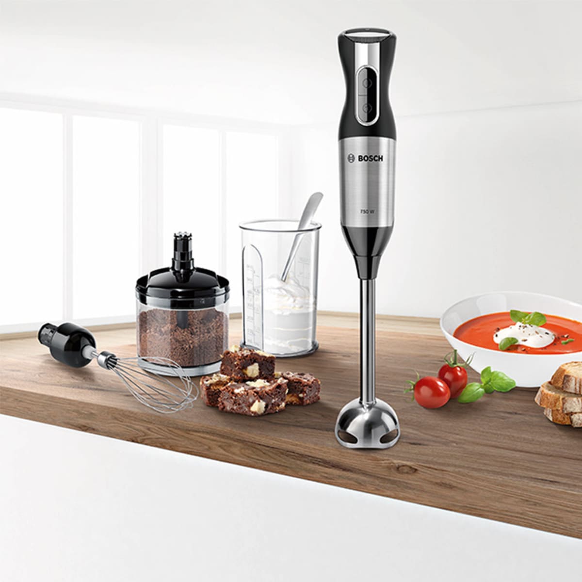 סט בלנדר ידני בוש ErgoMixx - תוצאות מעולות במטבח