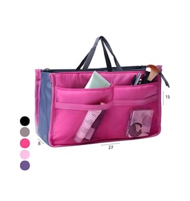 ארגונית קומפקטית לנסיעות ואחסון איפור