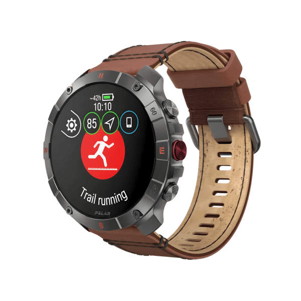 שעון ריצה מתקדם Polar Grit X2 Pro Titan עם GPS