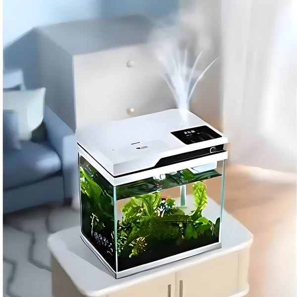 Smart Aquarium with Advanced Touch Panel, Automatic Feeder & Fragrance Diffuser