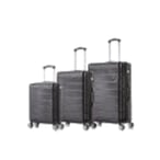 סט מזוודות פוליקרבונט POLOSWISS PRO עם למינציה