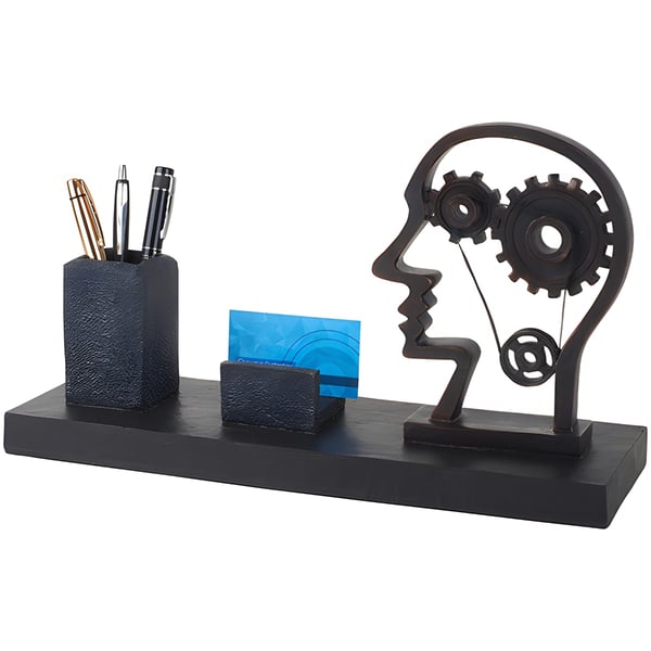 Artistic Desk Stand 'Mind Wheels' by GRACIA GALLERY Luxury Sculptures