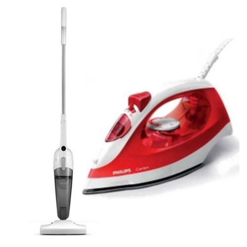 מארז שואב אבק SAUTER ומגהץ אדים PHILIPS - פתרון ניקוי וגיהוץ מושלם