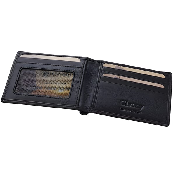 Premium Leather Men's Wallet with Cash and Card Slots by Gevoni