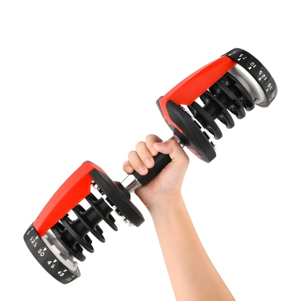Adjustable Dumbbell Up to 24 KG for Home Gym by Climex