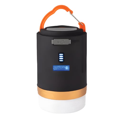 מנורת LED קמפינג נטענת עם שלט חכם מבית דיסקברי