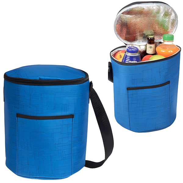 12L Cylindrical Cooler Bag with Carry Strap