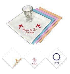 מפיות ממותגות - מתנה מושלמת לאירועים