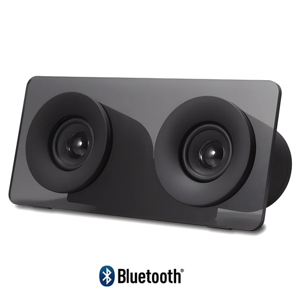 בוסטר רמקול בלוטות' סטריאו עוצמתי עם עיצוב שקוף