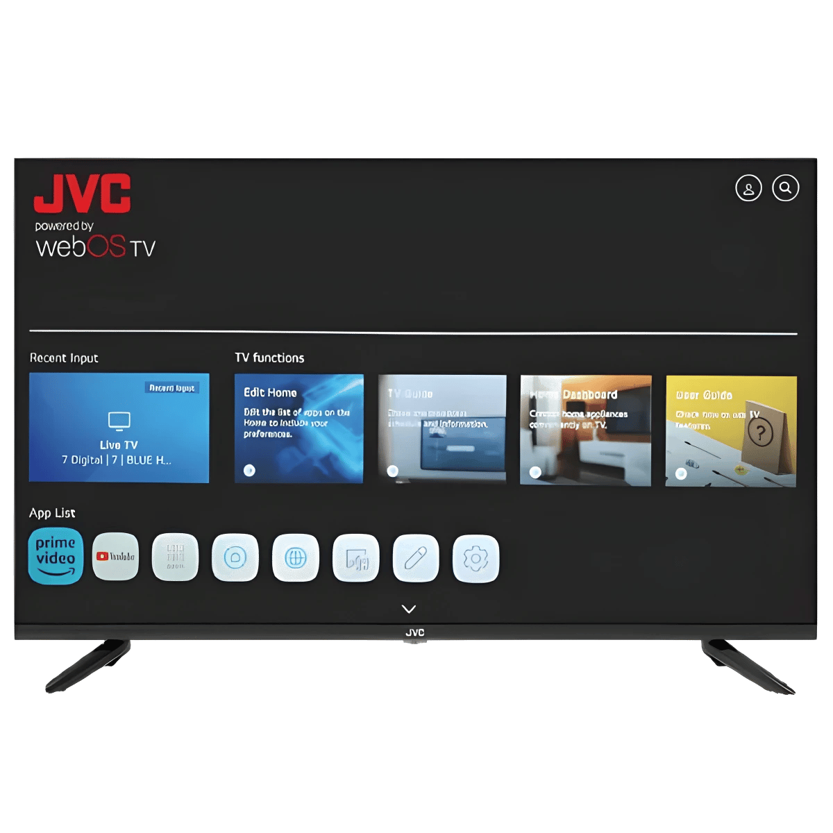 טלוויזיה LED 55 אינץ' JVC עם מערכת הפעלה WEB-OS
