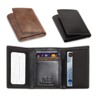 ארנק עור איטלקי יוקרתי עם הגנת RFID