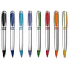 Rotating Pen with Clip Hanger - Clip Silver