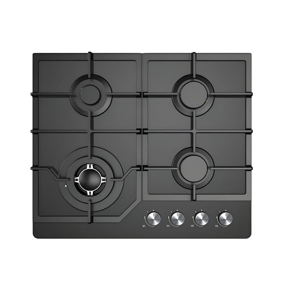 Crystal Glass Cooktop with 4 Turbo Burners - Sauter