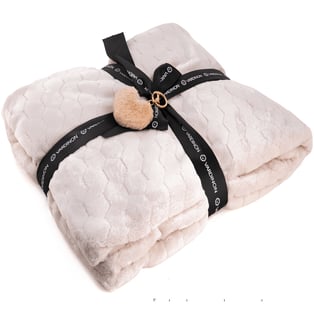 שמיכת צמר כפולה שרלין - עוטפת בחום ונוחות