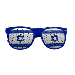 משקפי שמש בעיצוב דגל ישראל – מודפסים ואופנתיים