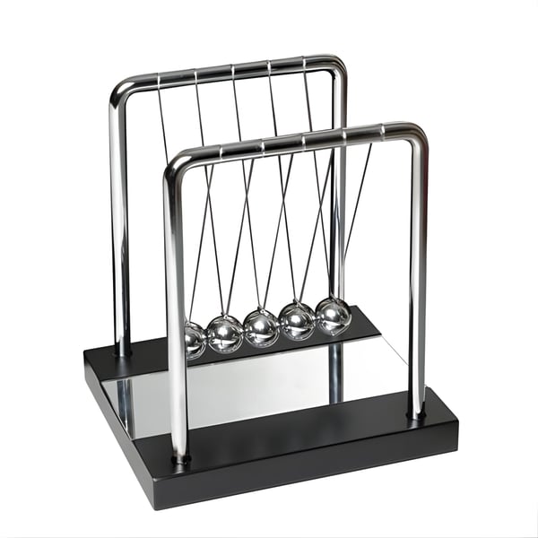 מובייל כדורי עץ ומתכת בעיצוב אלגנטי