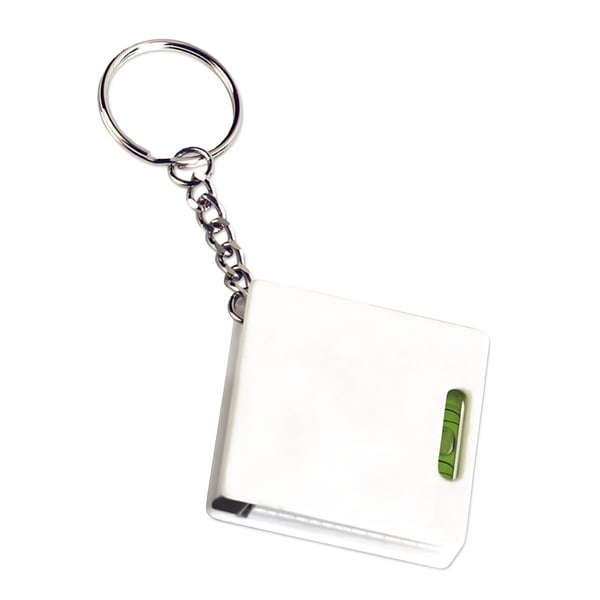 Key Holder with Measuring Tape and Spirit Level - Turquoise