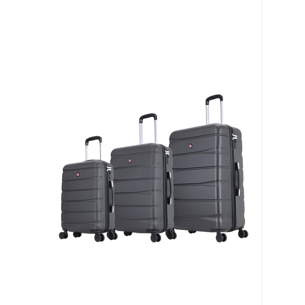 POLOSWISS WINNER 3-Piece Luggage Set with Eight Wheels