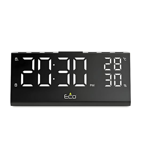 ECO Clock Radio Alarm and Temperature Sensor for Optimal Experience