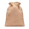 Small Jute Gift Bag with Drawstring