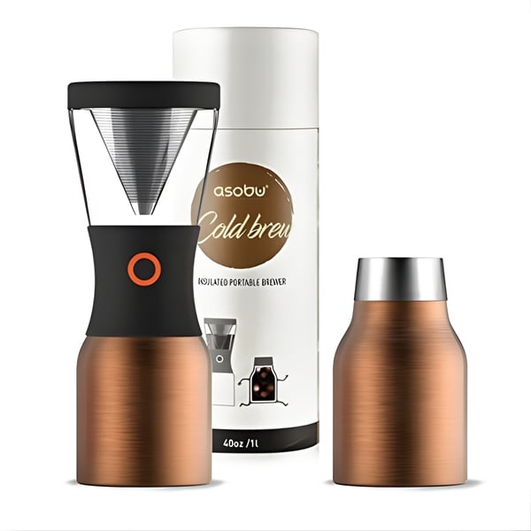 זוג מכונת קפה קולד ברו ניידת אסובו - ההנאה מכל כוס קפה