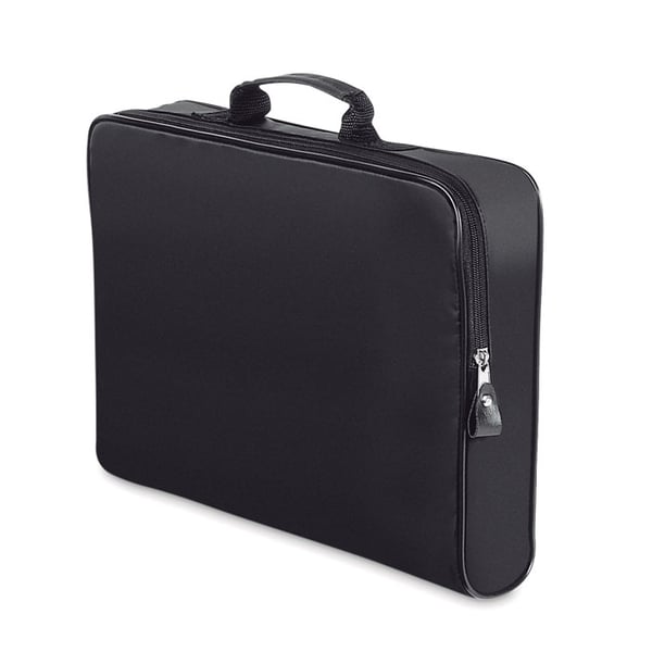 Conference or Document Bag with Zipper - 70D Polyester