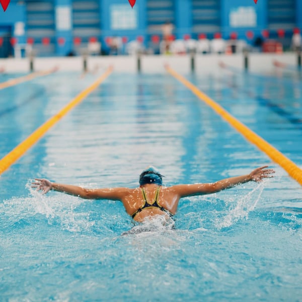Wireless Swimming Headphones with Built-In Player and Bone Conduction Technology