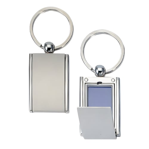 מחזיק מפתחות מגנטי מלבני עם תמונה אישית