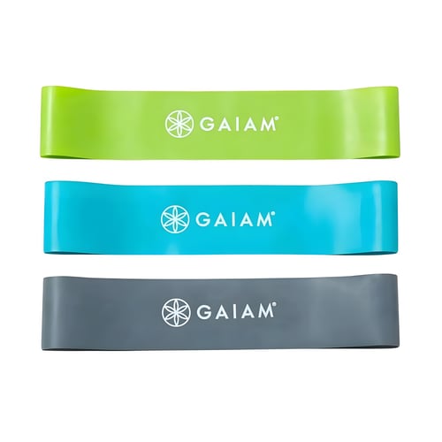 סט גומיות מיני לופ GAIAM - 3 דרגות התנגדות