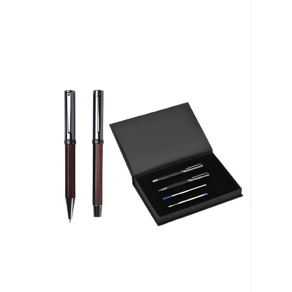 סט עטים POLOSWISS CARDIN רולר וכדורי בקופסה יוקרתית