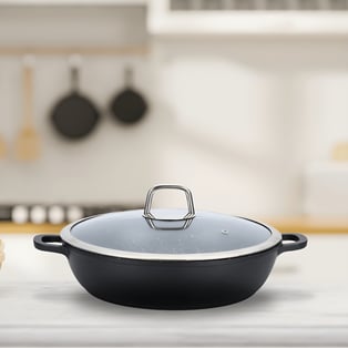 סוטאז' יציקת אלומיניום 26 ס"מ מסדרת MIERAL STONE עם ציפוי שיש